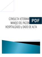 Consulta Veterinaria Y Hospitalizaci N PDF