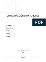 Contaminacion en Interiores