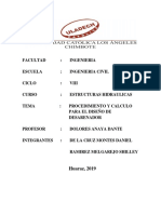 Procedimiento y Cálculo para El Diseño de Un Desarenador PDF