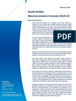 Saudi Macroeconomic Forecast 2019 - 2023 - Samba