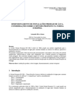 Dimensionamento de Instalações Prediais de Água. Considerações Sobre o Método Proposto Na Norma Europeia