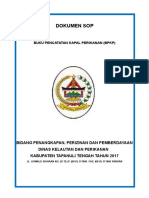 Standart Operational Prosedure Buku Pencatatan Kapal Perikanan