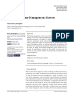 Design of Library Management System