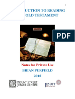 Introduction To Reading The Old Testament: Notes For Private Use