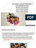 Multiculturalidad Pluriculturalidad Interculturalidad y Diversidad