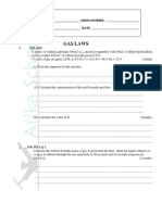 Gas Laws Chemistry Form 3 Topical Questions and Answers