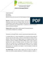 Que Es La Ecologia Politica PDF