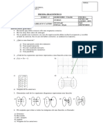 Prueba Diagnóstico 3ro Medio