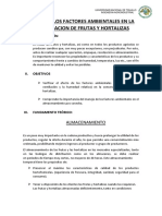 Efecto de Los Factores Ambientales en La Conservacion de Frutas y Hortalizas