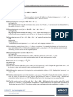 Bracketing Methods Exercise