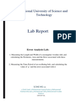 Error Analysis