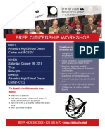 Citizenship Workshop Flyer Oct 26 English