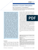 Host-Pathogen Interaction in Invasive Salmonellosis: Review