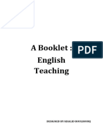 A Booklet, Teaching English, With Recommendations