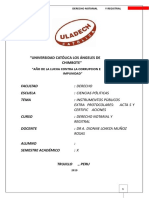 Instrumentos Públicos Extra Protocolares Las Actas y Certificaciones