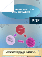 Division Politica Del Ecuador