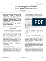 Design and Implementation of Liquid Level Detector Using Ultrasonic Sensor