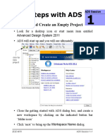 First Steps With ADS: Start ADS and Create An Empty Project