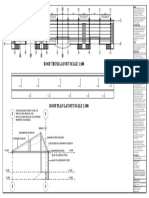 Roof Truss Layout Scale 1:100: B C D A