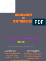 Crystal Structures - Class 1