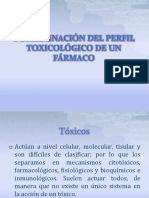 Determinación Del Perfil Toxicológico de Un Fármaco