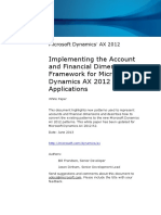 Implementing The Account and Financial Dimensions Framework For Microsoft Dynamics AX 2012 Applications