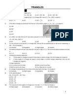 Triangles: Objective Type Questions