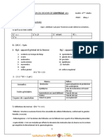 Corrigé Du Devoir de Contrôle N°1 - SVT - Bac Sciences Exp (2011-2012) MR Obey Jobrane PDF