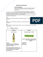 Brief de Investigación de Aceite de Oliva