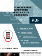 Know Your Rights! Empowering Persons With Disabilities