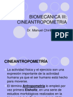 Biomecanica y Cineantropometria