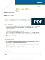 Gartner Article - Targeted Supply Chain Segmentation Examples by Function