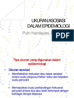 Ukuran Asosiasi Dalam Epidemiologi: Putri Handayani, M. KKK