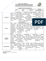 Rubric For Infographics