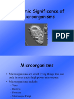 Economic Significance of Microorganisms