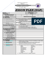 Daily Lesson Plan (DLP) : Balingasag North District