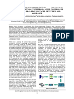 Speech Recognition System For A Voice Controlled Robot With Real Time Obstacle Detection and Avoidance