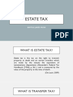 Estate Tax: Bantolo, Javier, Musni