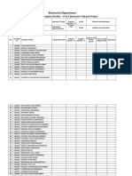 Elective Choise Filling For 8th Semester