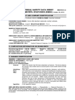 MSDS Dimethylglyoxime