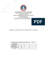 Monografia Los Valores Eticos en El Profesional Flor