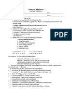 Diagnostic Test Practical Research 2