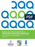 Mediación Comunitaria