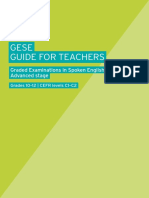 GESE Guide For Teachers - Advanced Stage - Grades 10-12