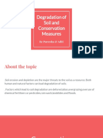 Degradation of Soil and Conservation Measures: by Pareesha & Aditi