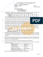 Final Assessment Test - November 2016: Course: - Class NBR(S) : Slot: Time: Three Hours Max. Marks: 100