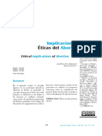 Implicaciones Éticas Del Aborto PDF