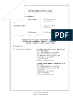 Transcript Dated July 10th, 2018 On Mike Flynn's Sentencing Before Judge Emmett Sullivan 12-Pages18am USA V Flynn SC