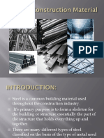 Steel As Construction Material