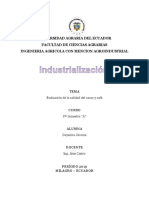 Evaluación de La Calidad Del Cacao y Café